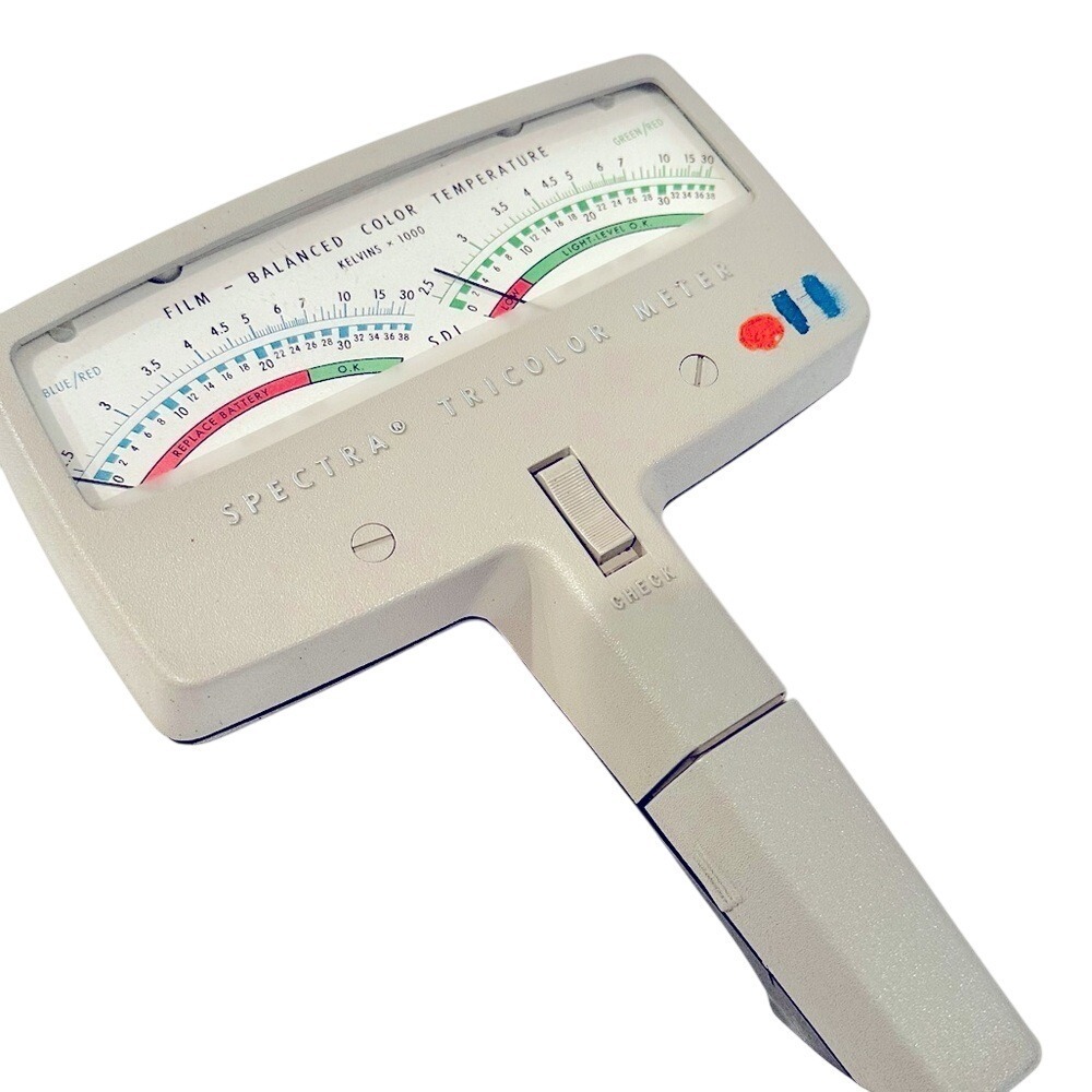 Vintage Spectra Tricolor‎ Meter Photo Research UNTESTED